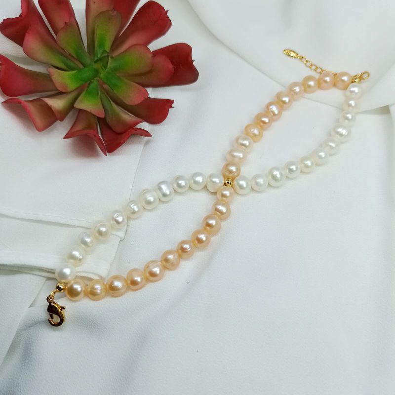 2 in 1 GELANG ATAU KONEKTOR MASKER MUTIARA LOMBOK ASLI