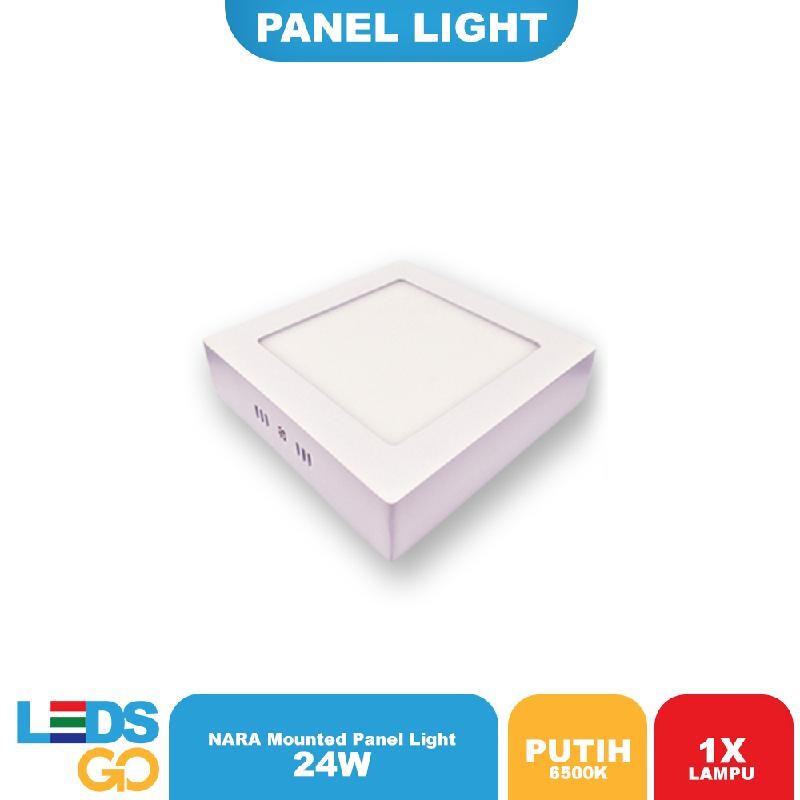 NARA LED Surface Mounted Panel Light 24 Watt Putih Kotak