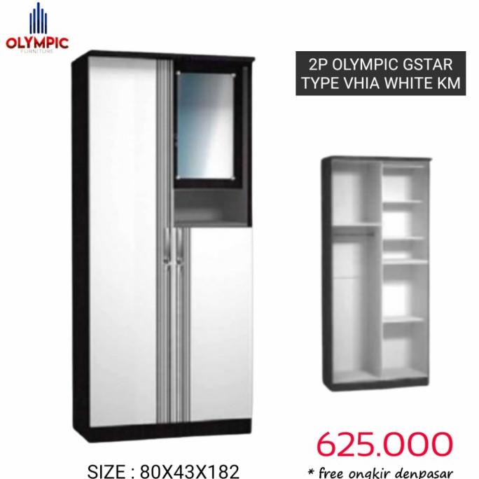 %$%$%$%$] Lemari pakain 2 pintu merk olympic Gstar vhia km
