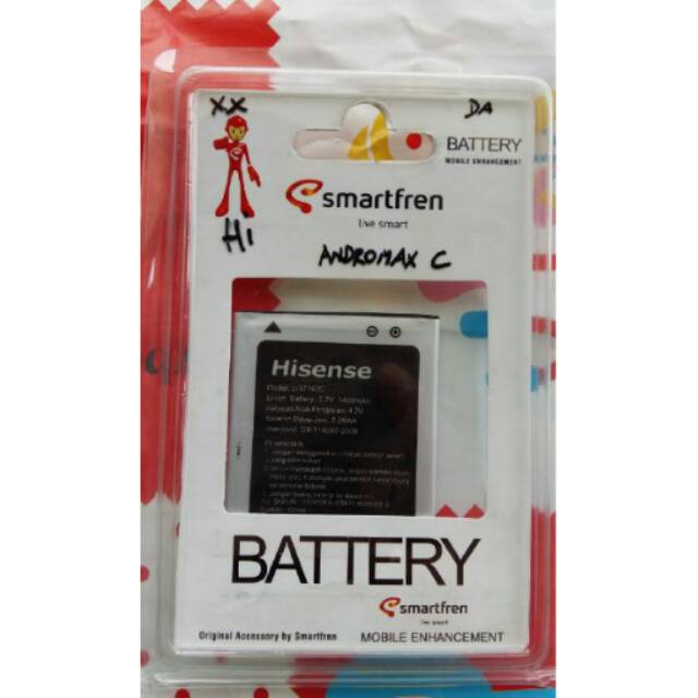 Baterai smartfren andromac C