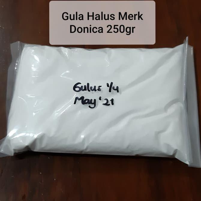 

Toko-Bahan-Kue- Gula Halus Asli 100 % Kemasan 250 Gram / Icing Sugar -Terlengkap-Termurah-Dijamin.