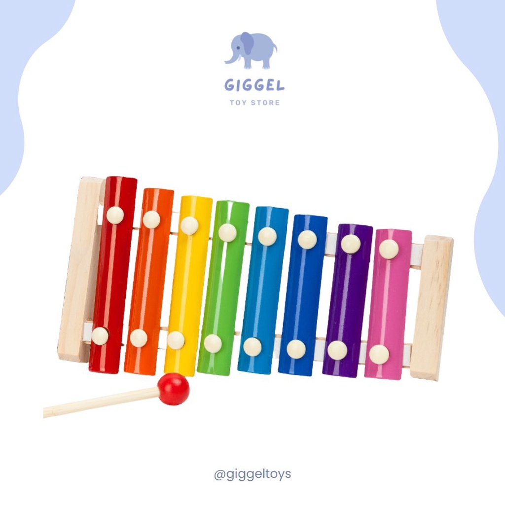 [ Giggel ] Xylophone / Kolintang / Mainan Xylophone anak / Alat musik anak