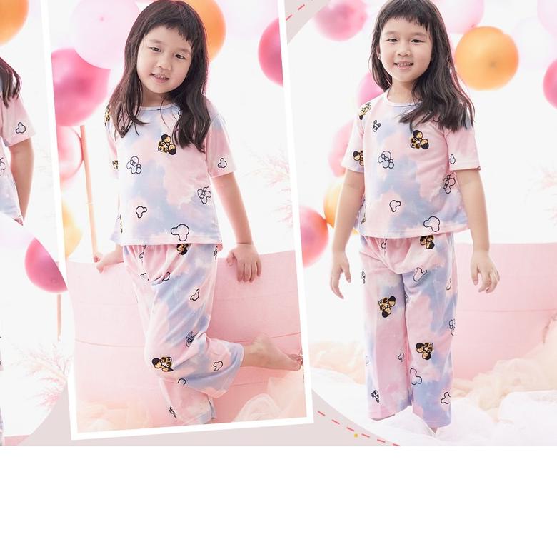 ⅍ Owlet - setelan anak perempuan / kaos anak perempuan / setelan tie dye anak ▼
