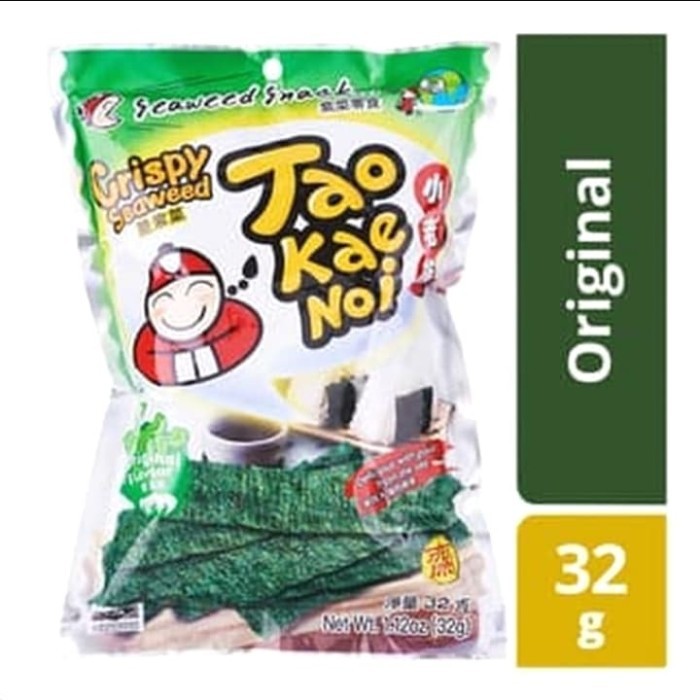 

TAO KAE NOI ORIGINAL FLAVOUR rumput laut 32g