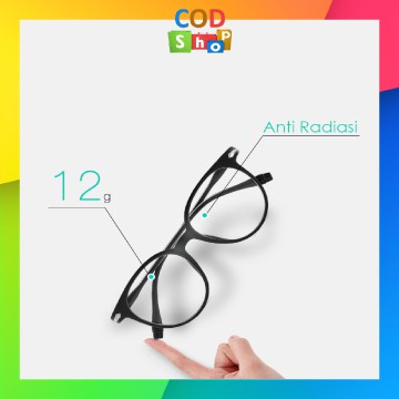 COD - F335 Kacamata Fashion Anti Radiasi / Korean Style / Sunglasses Lensa Blueray