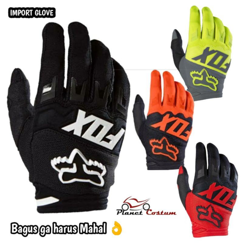 PC28 Sarung tangan motor import gloves bikers sepeda motor cross trail touring bukan jersey celana