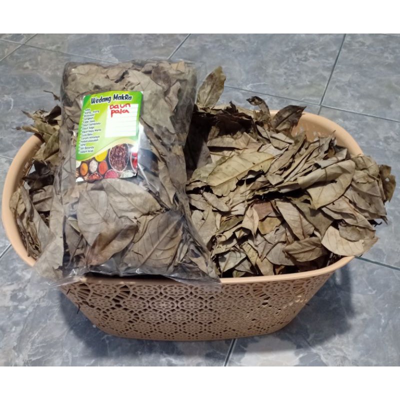 

Daun pala kering 1kg apa adanya
