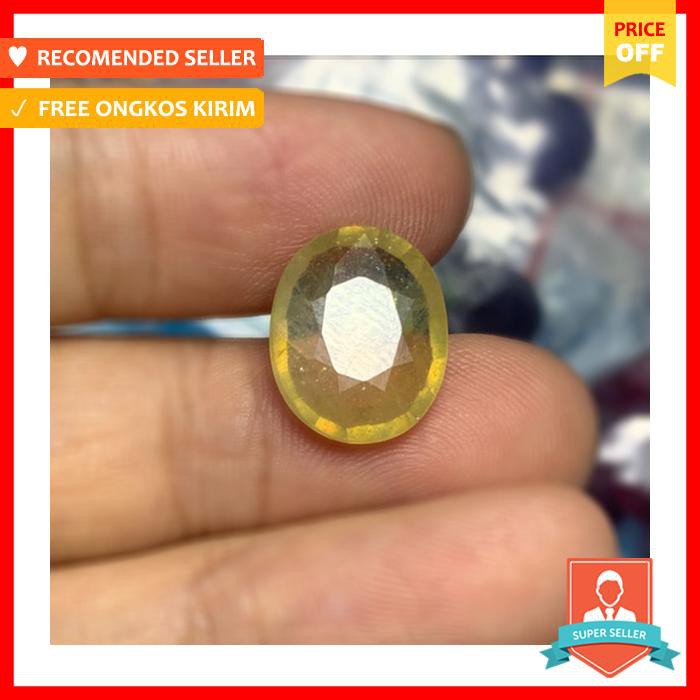 NATURAL SAPPHIRE YELLOW AFRICA SAFIR YAKUT AFRIKA PERMATA BATU MULIA