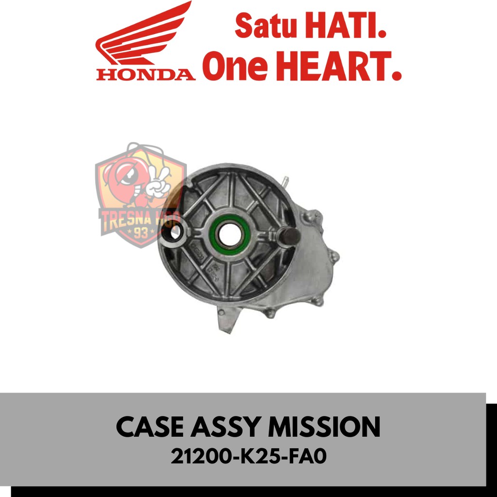 21200-K25-FAO CASE ASSY MISSION BEAT ESP K25 SCOOPY ESP K93 & VARIO ESP 110 ORIGINAL 21200K25FA0