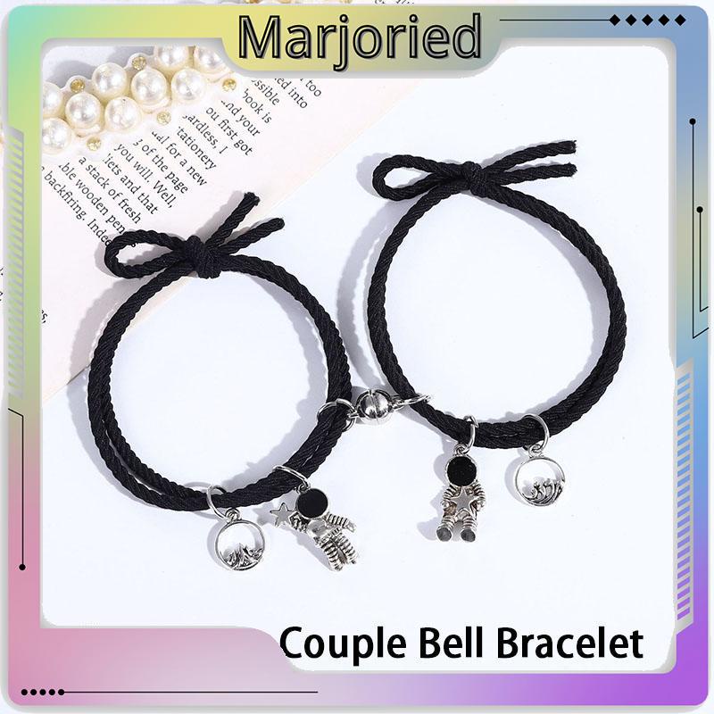 Korea Mahasiswa Astronot Braided Gelang Pasangan Pacar Gelang Perhiasan Kecil Hadiah Ulang Tahun-MJD