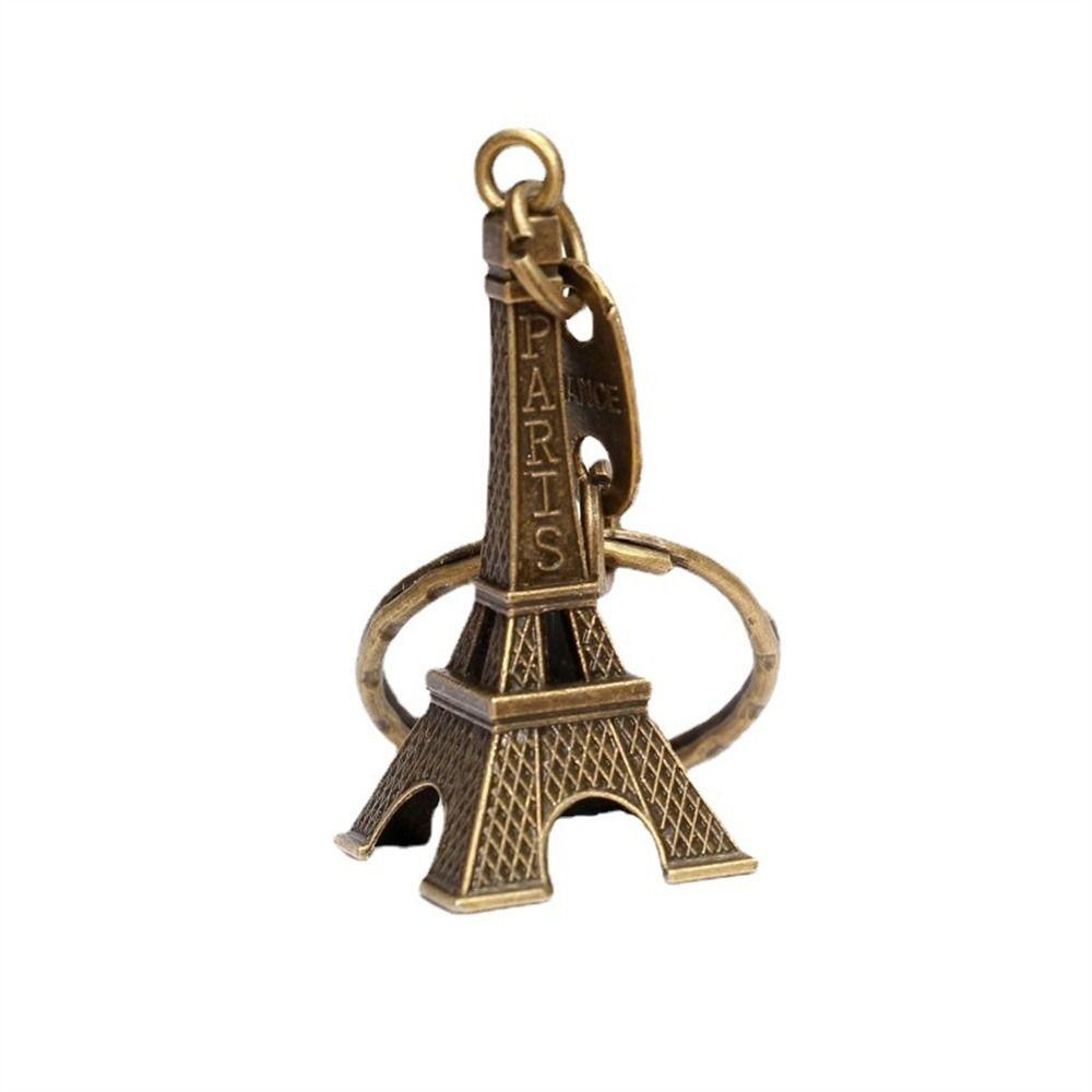 [Elegan] Gantungan Kunci Menara Eiffel Gadget Pernak Pernik Fashion Hadiah Natal Motor Mobil Keyring Metal Model Menara Eiffel