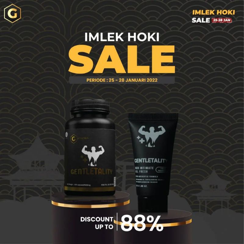 BISA COD GENTLETALITY GEL - KAPSUL stamina vitalitas pria terbaik 100%