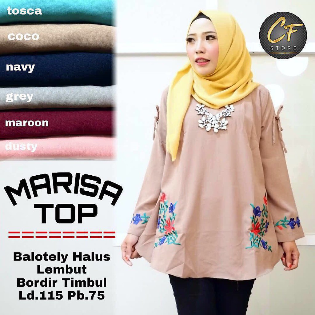 BLOUSE TUNIK BORDIR UNDER 70RIBU
