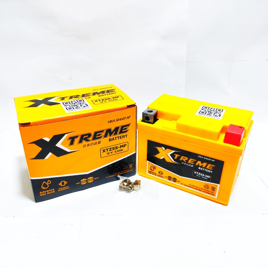 AKI MOTOR ACCU KERINNG GEL MF XTREME BEAT VARIO CS1 REVO XTZ5S ASLI