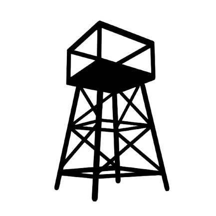 TIANG MENARA TOREN TANGKI AIR 500 LITER 1 METER FLATPACK