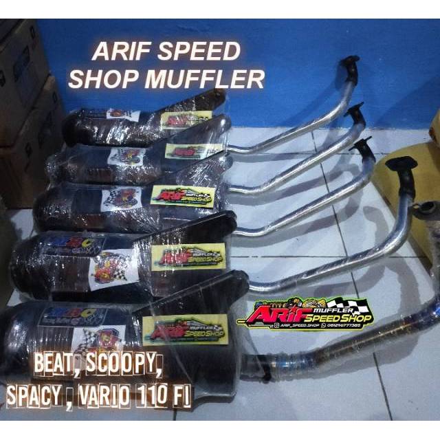 Knalpot MRC Beat ,Scoopy, Vario 110 fi leheran twotone