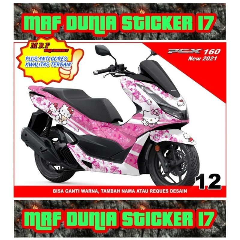 Sticker decal Honda PCX 160 Full Body decal Honda PCX 160 body Sticker Honda PCX 160 Full body 12