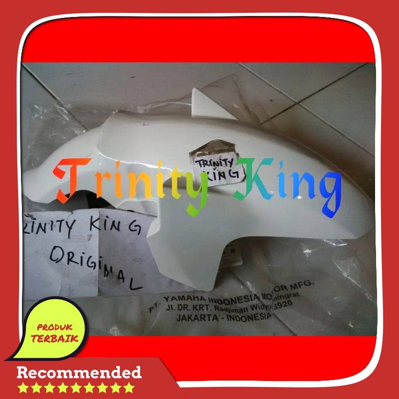 sparepart spakbor depan motor yamaha mx king mx 150 ori asli original warna putih