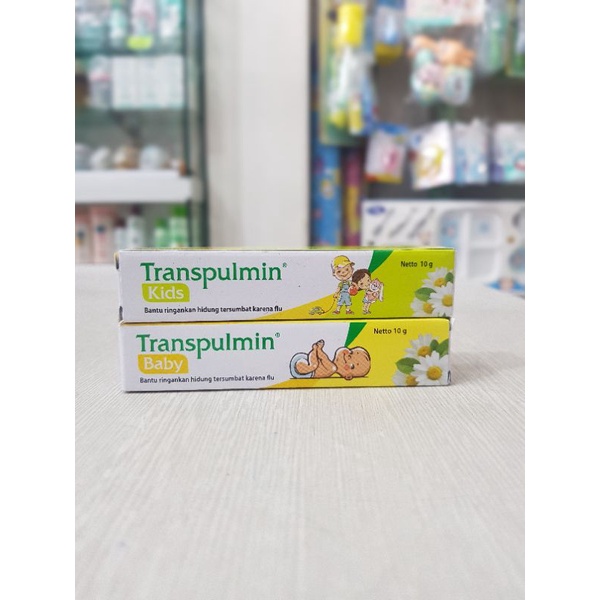 Transpulmin Baby &amp; Kids 10gr / Balsem Anak &amp; Baby / Sakit Kepala / Sakit Perut