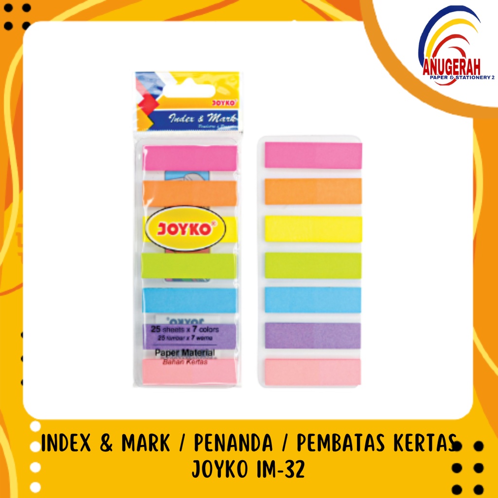 

Joyko IM-32 Index & Mark / Penanda / Pembatas Kertas (PCS)