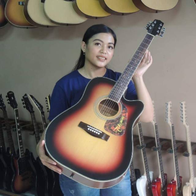 GITAR AKUSTIK ELEKTRIK TAKAMINE SUNBRUS