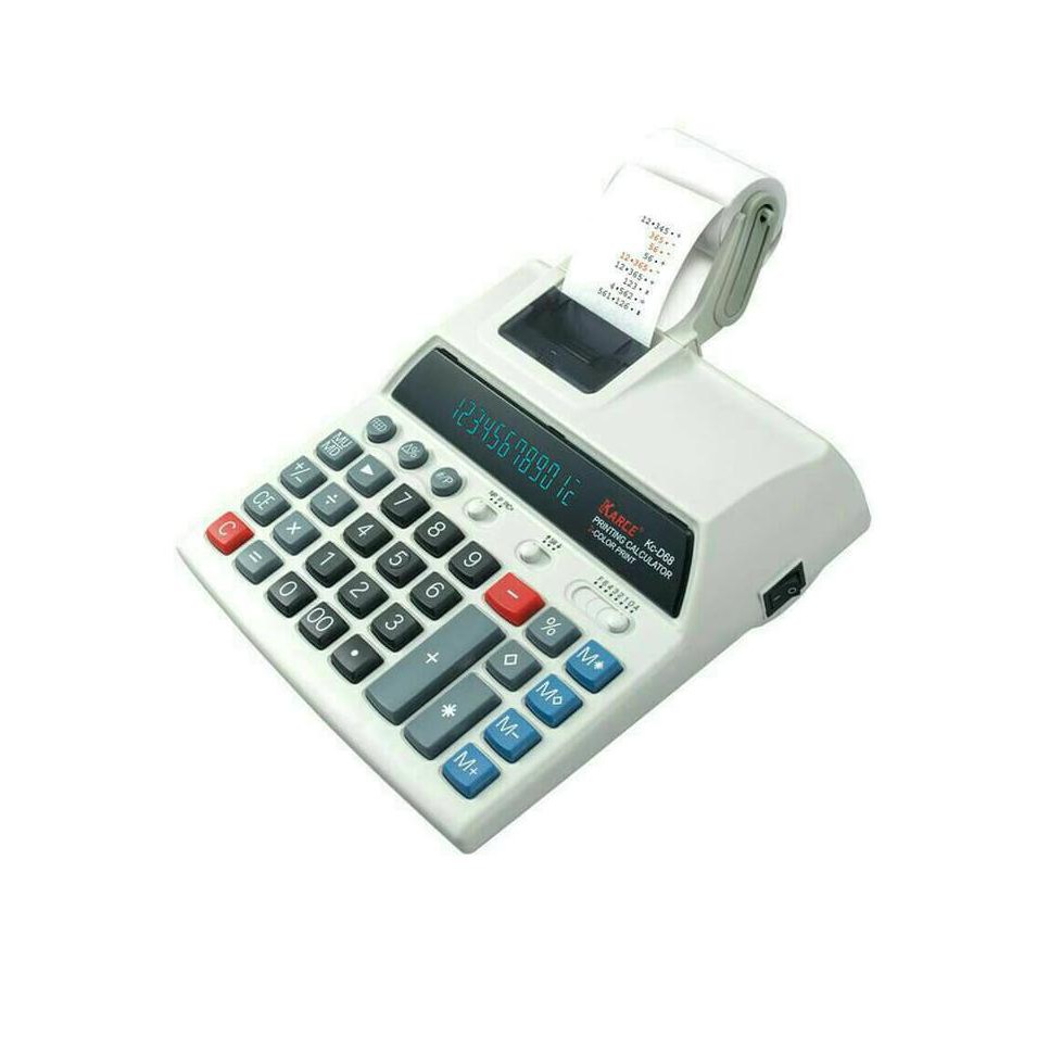 

PRINTING CALCULATOR,PAKET KARCE KC D-68+TINTA+KERTAS#GARANSI