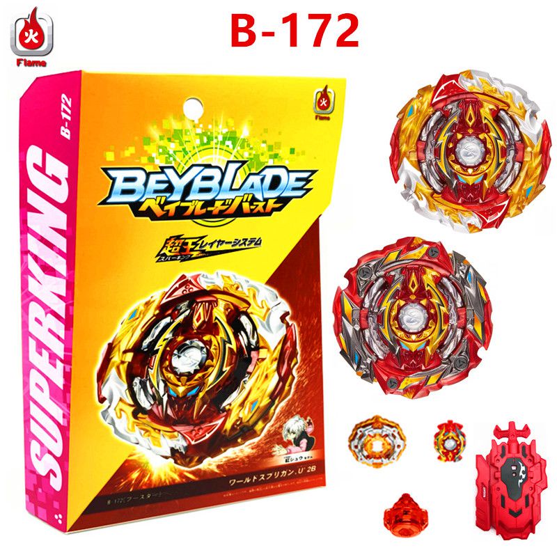 Beyblade Superking Burst Sparking Launcher B172Dunia 2B Setangkaigan Menyatu