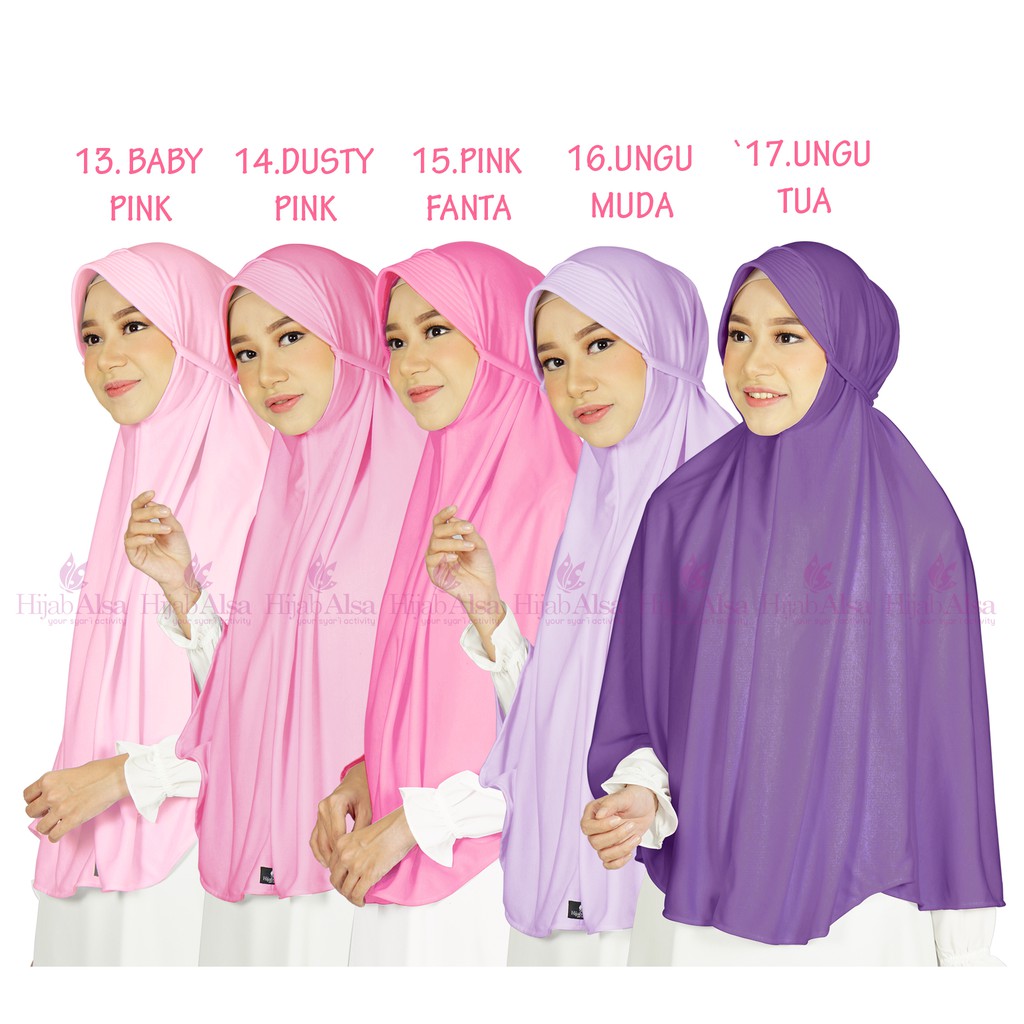 jilbab Alsa/ hijab/ hijab alsa/ Kalila size M