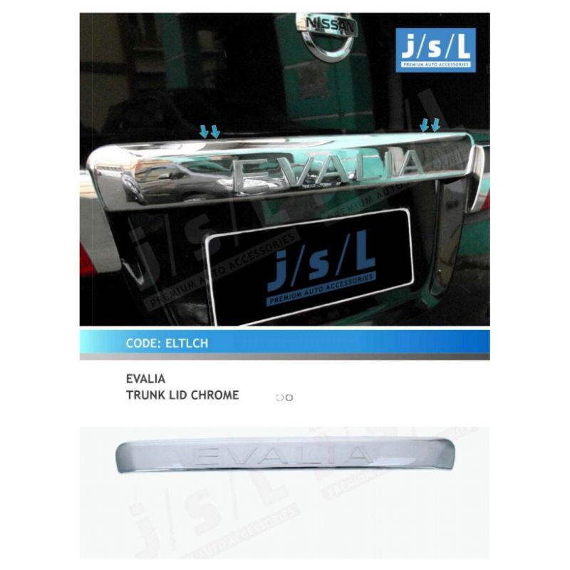 Trunk lid Evalia chrome jsl