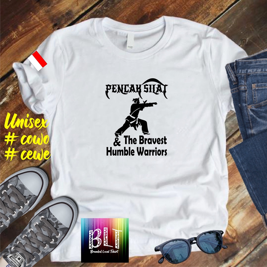 Cod/Kaos PENCAK SILAT THE BRAVEST&amp;HUMBLE WARRIORS BENDERA/Kaos Terlaris Kualitas Terjamin Kaos Pria Distro Hits2022/Kaos Murah Kaos Cotton 30s Kaos katun/Kaos Bergambar Kaos Distro Kaos Pria Dan Wanita Kaos Kata2 Lucu Kaos Viral/Kaos Promo/Best Seller