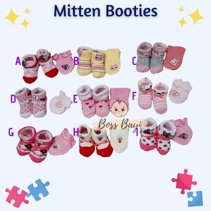 Mitten Booties Sarung Tangan Kaki Bayi Carters Carterlove