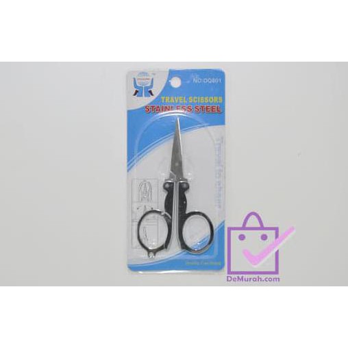 

SKU-0286 Gunting Lipat Stainless Steel Klasik / Travel Scissor