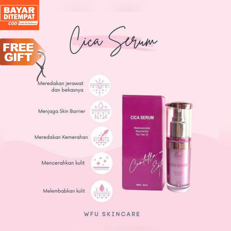 [BPOM] WFU Skincare Serum Wajah Glowing Bekas Jerawat Flek Bopeng Bpom