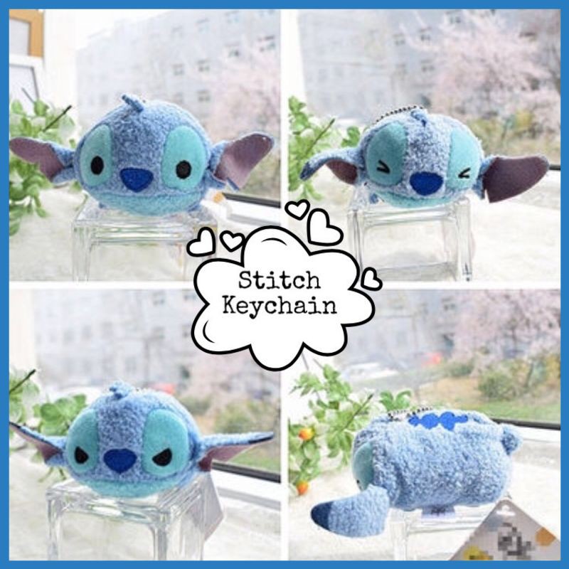 BONEKA BAYI SY4 GANTUNGAN KUNCI BONEKA LILO STITCH BIRU DISNEY