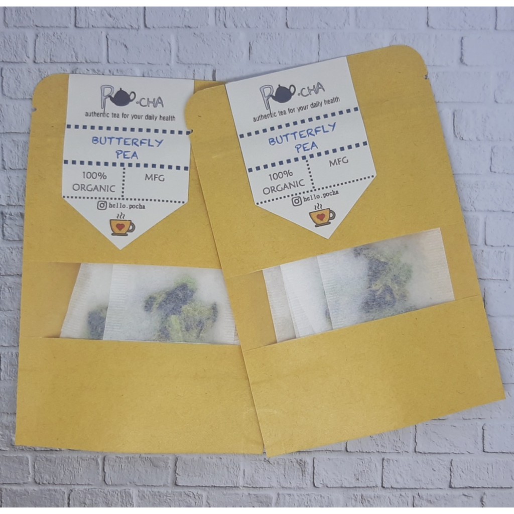 

Butterfly Pea Tea / Teh Bunga Telang (6 Teabags/Pouch) POCHA ORIGINAL HERBAL TEA SIAP SEDUH