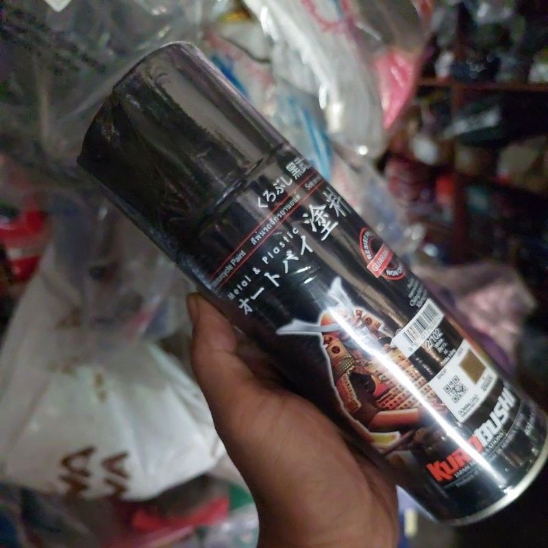 cat samurai 400ml ,cat semprot kaleng merk samurai,warna colour standar