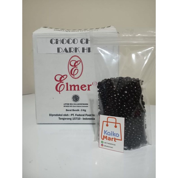 

Elmer Choco Chips Half Round 250gr - 500gr -250gr
