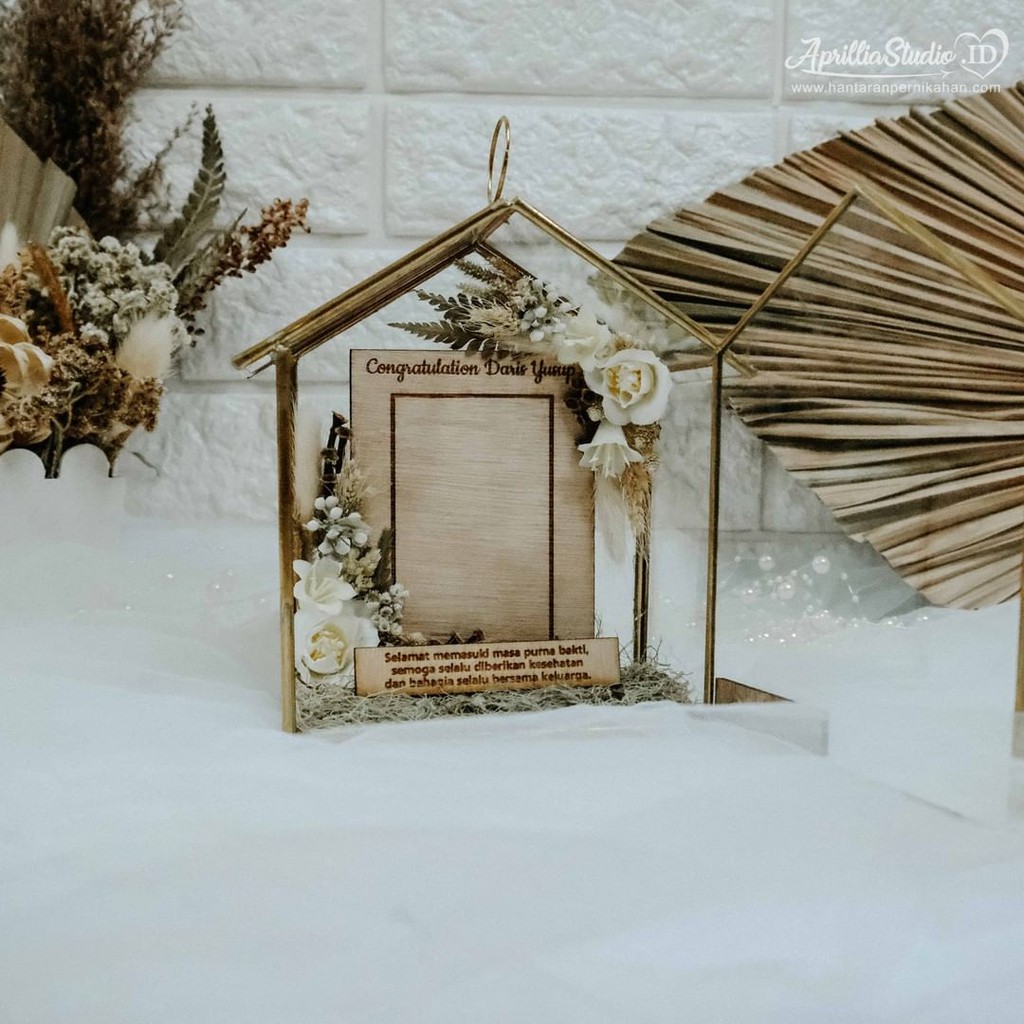 BOX PERHIASAN MAHAR DAN SESERAHAN THEME RUSTIC - Logam Mulia Sertivikat