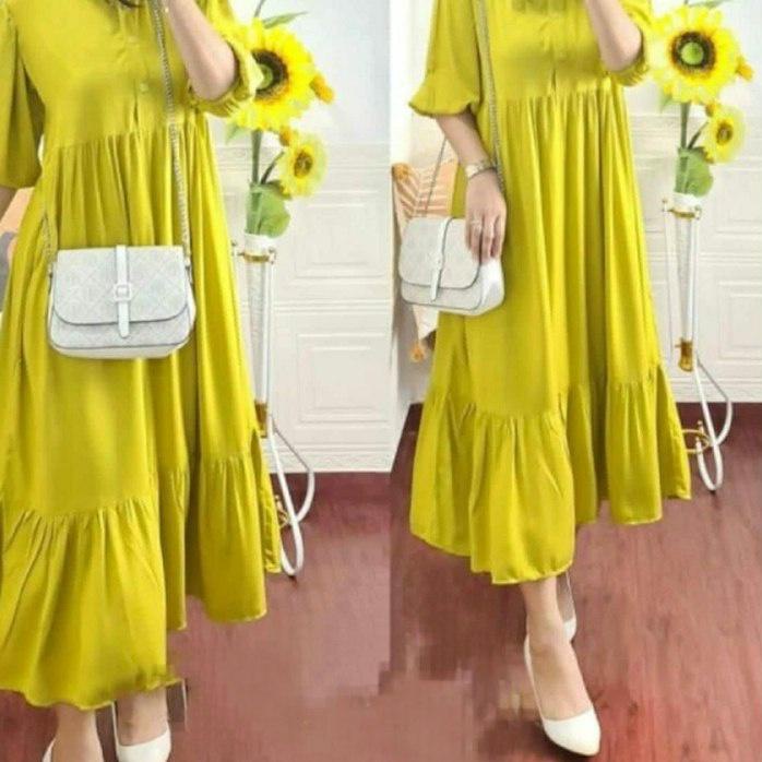 GAMIS MURAH  / NAGITA DRESS / MIDI RUBI / NAGITA MIDI DRESS / DRESS HIJAB WANITA / PAKAIAN MUSLIM ..