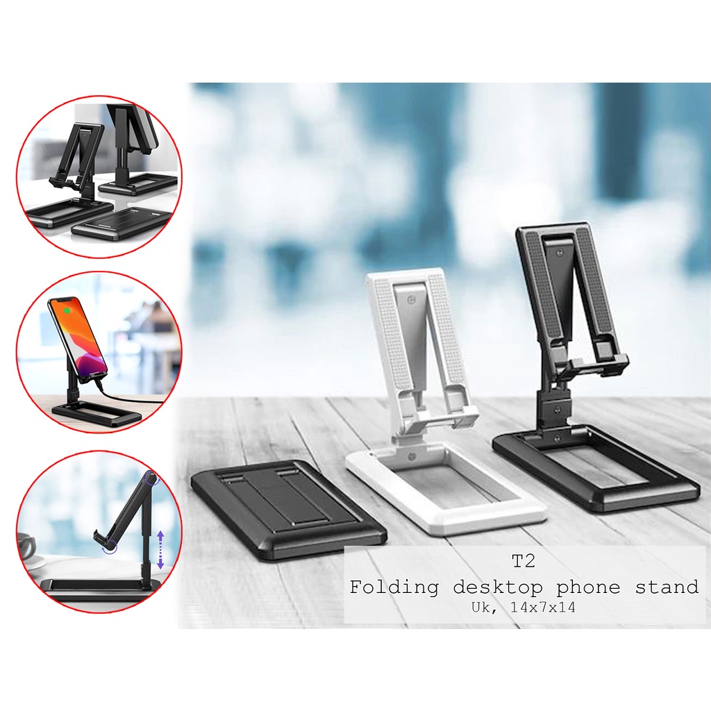 STAND HOLDER HP - FOLDING DESKTOP PHONE STAND T2/ 305D/ 20104