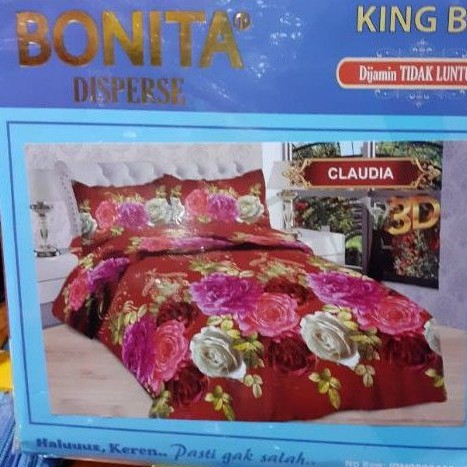 Sprei Bonita 3D uk 160x200 motif Claudia
