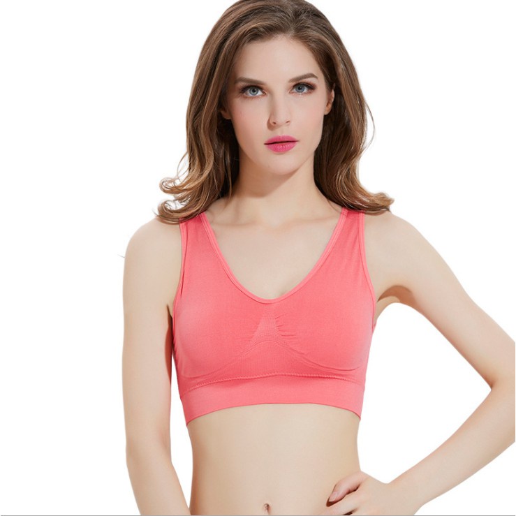 Bra sport tanpa kawat Bra olahraga seamless Push Up sport bra wanita Bh gym yoga senam Jumbo Breathable sports bra 811