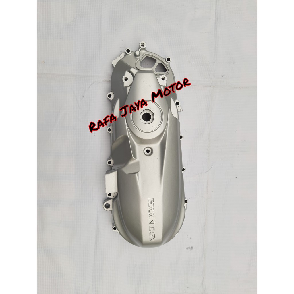 Bak Block Kick Starter Cover Blok CVT Left Side Scoopy Fi eSP 2015 - 2016 Silver Original