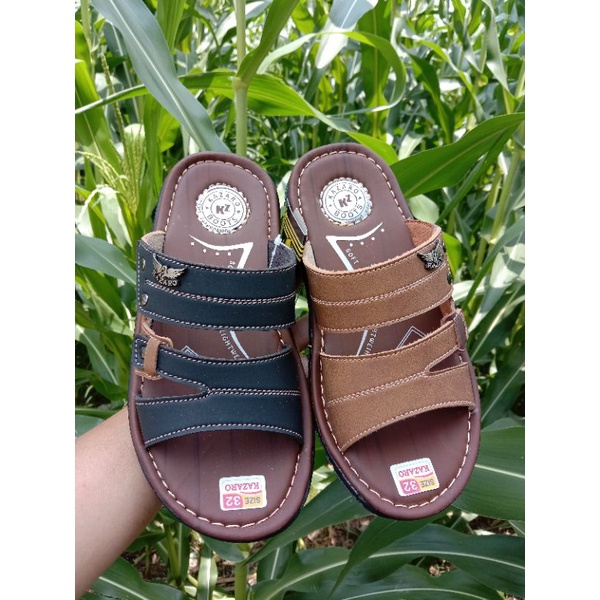 PREMIUM KULIT LENTUR SANDAL ANAK COWOK