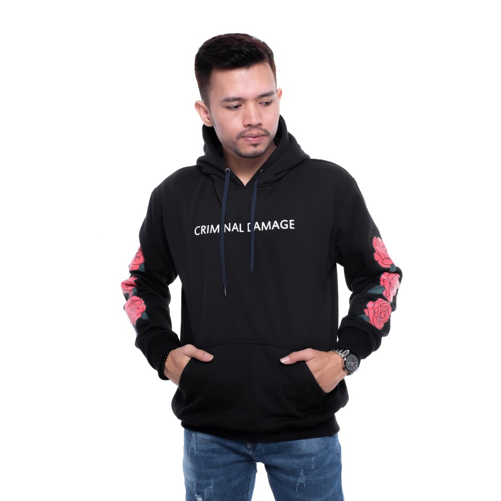 Criminal Damage Hoodie - Hoodie Pria &amp; Wanita