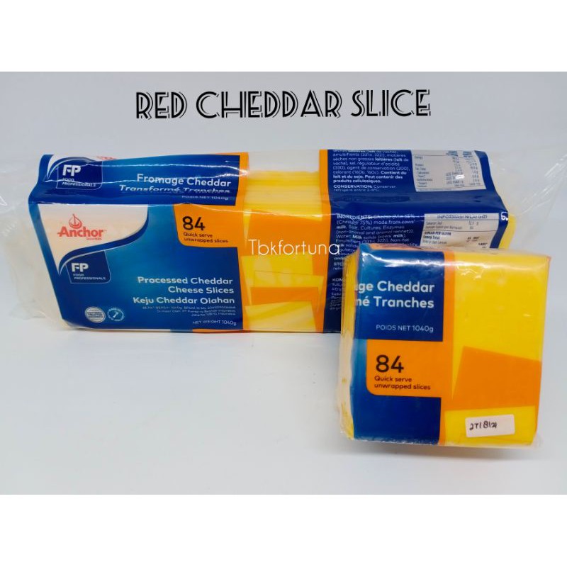 

Anchor Red cheddar slice per 28pcs