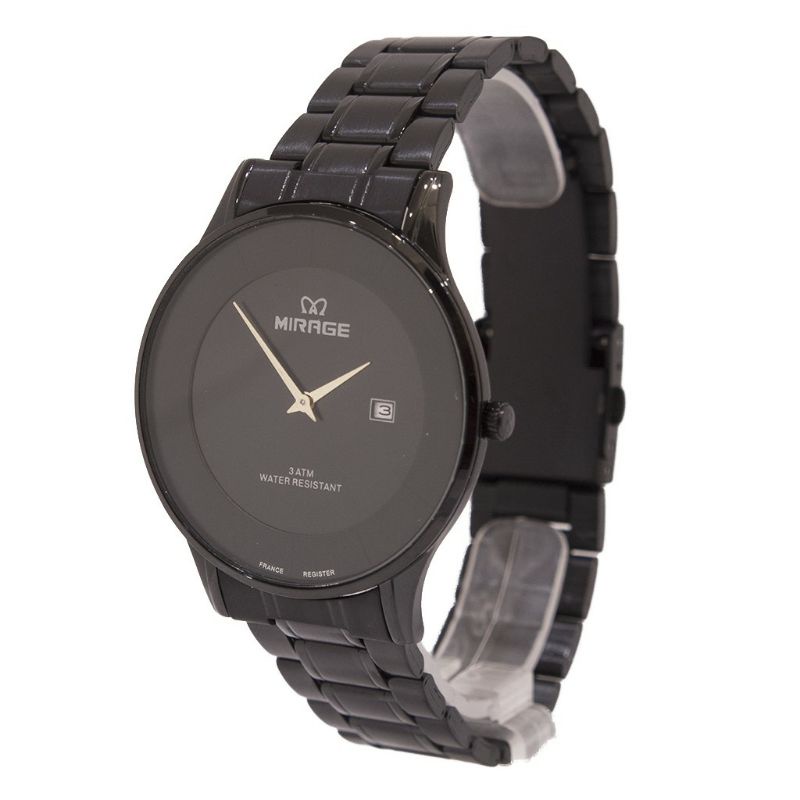 jam tangan mirage original pria rantai tahan air