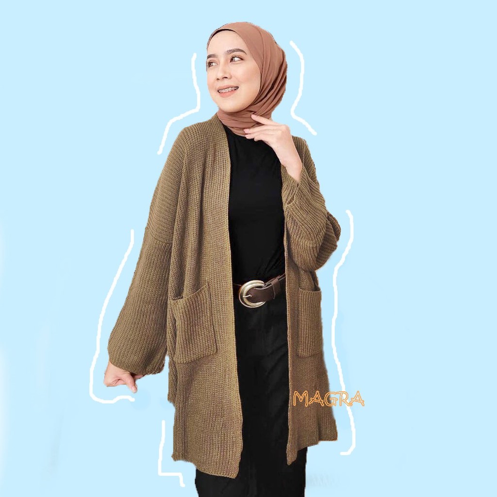 LONG CARDIGAN RAJUT TEBAL OVERSIZED MAGRA-6