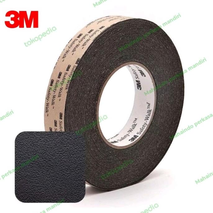

(BISA COD) 3M Safety-Walk Tape 310 Black - Anti Slip Lantai Waterproof Resistant PRODUK TERBATAS Kode 429