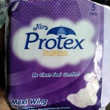 Hers Protex Maxi Wing Extra Soft Ungu Pembalut isi 5